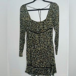 Free People Floral Babydoll Dress